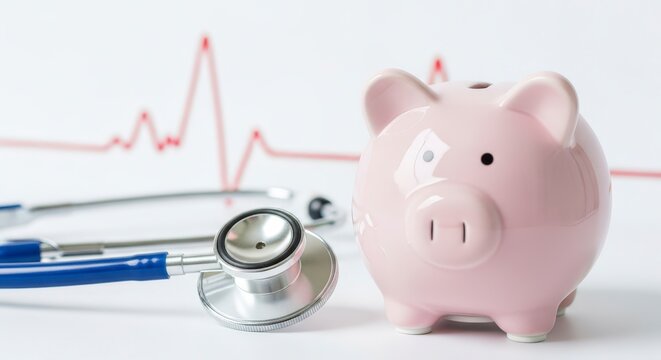 Healthcare costs and financial planning concept.