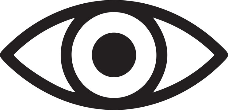 eye icon vector