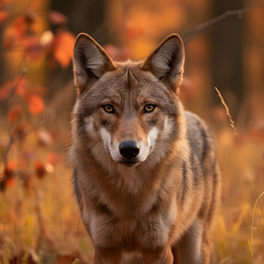 portrait of a wolf