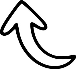 Hand drawn arrow illustration