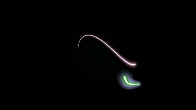 motion glowing neon light background