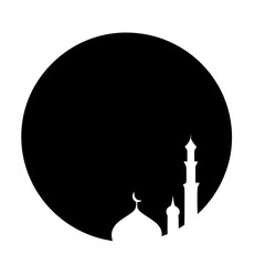 Obraz premium islamic calligraphy of mosque