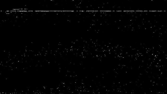 Minimal VHS signal dropout overlay with analog noise texture and horizontal interference lines