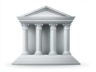 Obraz premium bank icon isolated on a transparent background ar 43