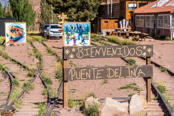 Cartel  Bienvenida Las Ruinas