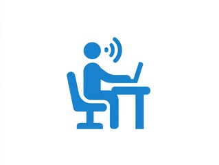 remote work icon isolated on a transparent background ar 43