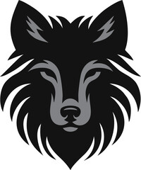 Fototapeta premium Wolf Head Tattoo Emblem.eps