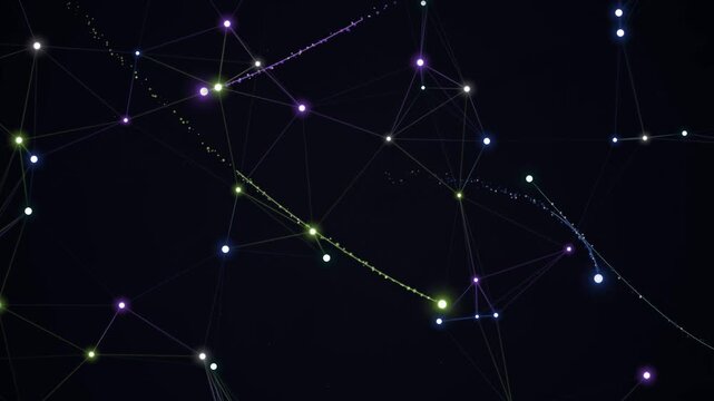 Network Nodes and Connective Threads in Dark Digital Space