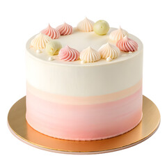 Soft Pastel Minimal Cake