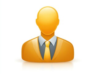 employee icon isolated on a transparent background ar 43
