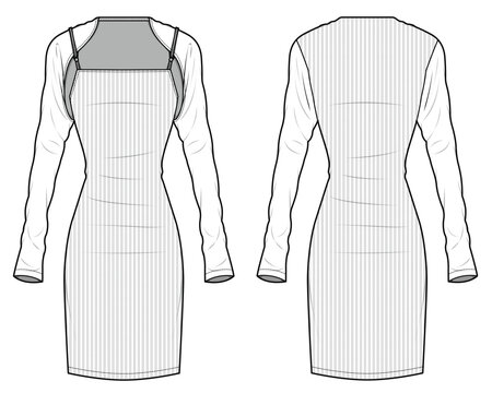 bodycon dress drawing 1990 Marc Bouwer for Whitney Houston Custom 'Jellybean' Gown