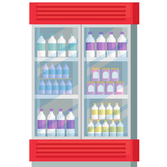 Supermarket Fridge Icon