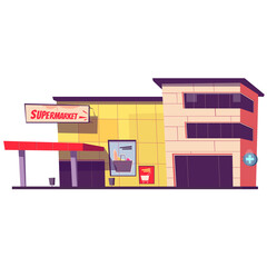 Supermarket or Shopping Mall