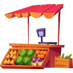 Vegetables Farmer Stall