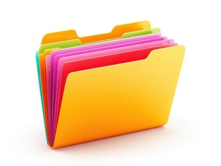 file folder icon isolated on a transparent background ar 43