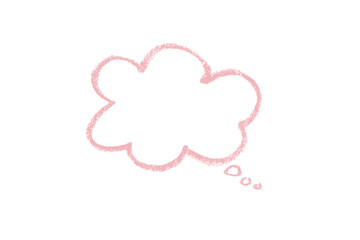 Fototapeta premium pink pencil strokes isolated on transparent background