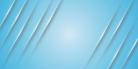 Obraz premium Blue and white gradient abstract background with modern and futuristic glowing white light line design. Minimalist design with scratch effect for covers, banners, brochures, presentations. VOL. 4