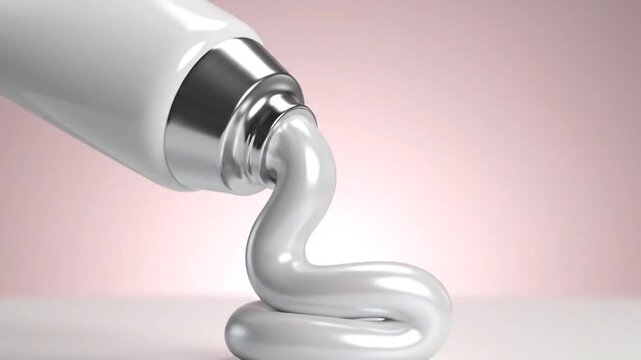toothpaste squeezed out of tube