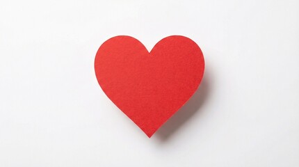 Fototapeta premium Red heart on wooden background Valentine's decoration