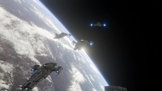 This is how I imagine the future and space travel. Spaceships with gigantic space stations.