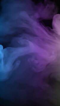 Ethereal Volumetric Movement Capturing the slow, organic flow and subtle shifts within the tritone fog, emphasizing its atmospheric and abstract qualities.