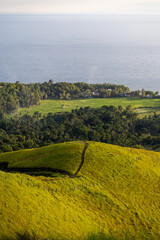 Breathtaking Panoramic View Lush Green
