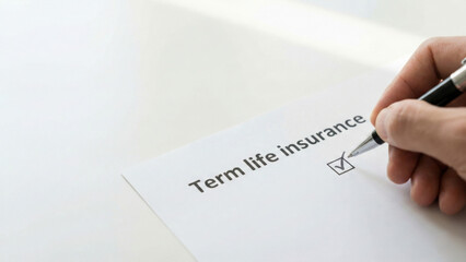 Obraz premium Understanding term life insurance benefits essential guide for clients in business settings