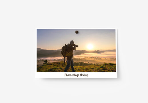 Photo Collage Mockup Template