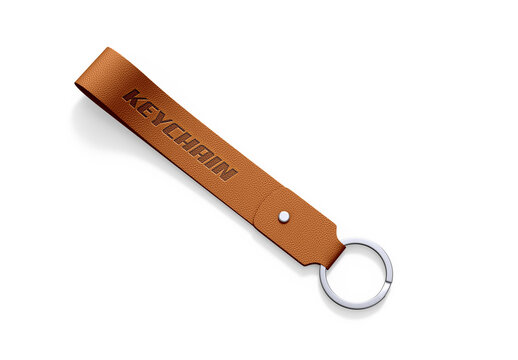 Minimal Keychain Mockup Template