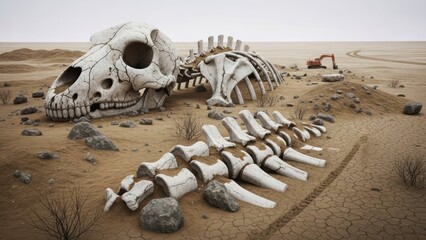 Desert skeleton