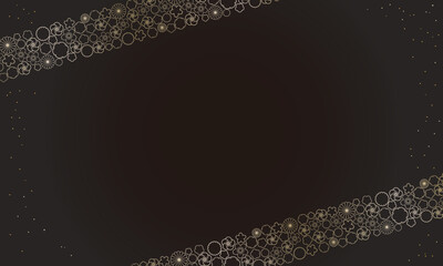 黒色の和風背景素材