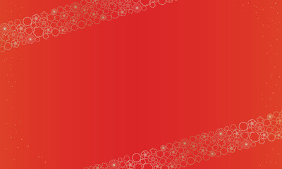 赤色の和風背景素材