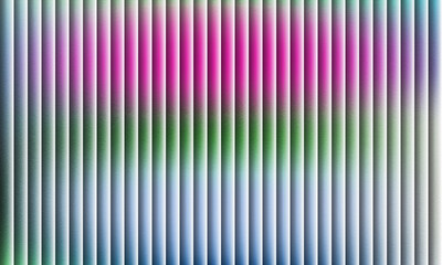 Vertical Stripes with Pink Green and Blue Gradient Background