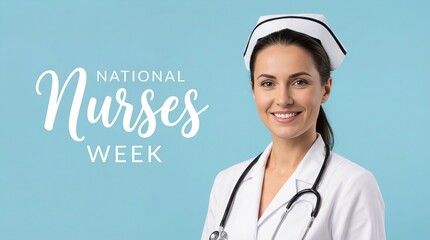 National Nurses Week tribute showing healthcare workers supporting patients