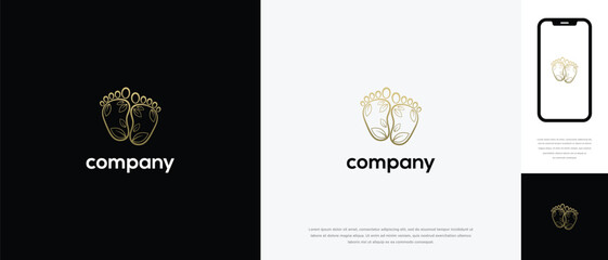 Golden Acorn Logo Template. © Artmas