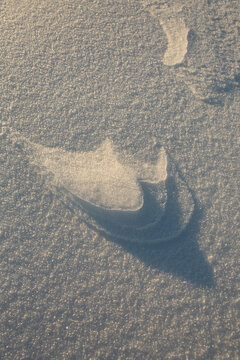 snow texture on the ground