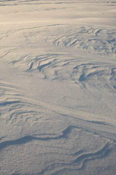 snow on the field