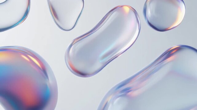 Abstract Liquid Glass Gradient Motion Background Loop vedio