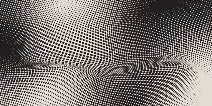  circles halftone seamless geometric gradient subtle  pattern