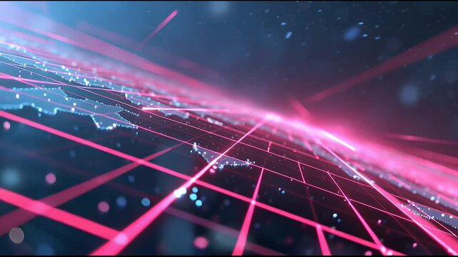 Technology connects the world through data visualization and digital networks in modern times