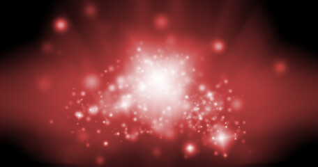 red blurred abstract, christmas blurred background. beautiful shiny Christmas lights. abstract background with a white Light silver