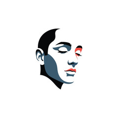 human head silhouette