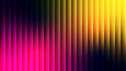 Obraz premium A vibrant colorful gradient of vertical stripes transitioning from purple to yellow