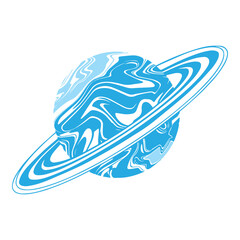 Saturn Planet Icon © Nga
