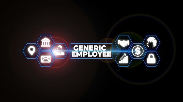 Writing note showing Generic Employee. Business concept for one employed by another usually for wages or salary