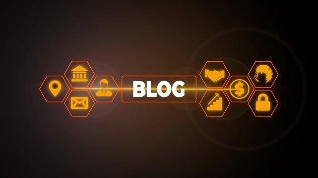 Writing note showing Blog. Business concept for regularly updated website or web page run by an individual or group Male wear formal suit presenting presentation smart device