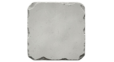 Gray stone slab with rough edges