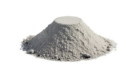 Mound of gray sand or soil