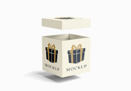 Open Box Mockup