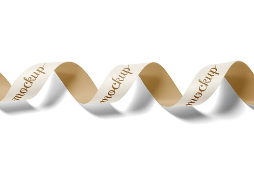 Elegant Ribbon Branding Mockup V